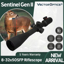 Тактический прицел Vector Optics Gen2 8-32x50, телескопический прицел с разметочным кольцом, сотовый козырек от солнца, для охоты с лисой и оленем 2024 - купить недорого