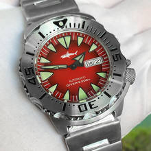 HEIMDALLR Steel Dive Monster Watch NH36A Automatic Mechanical Watch Sapphire Crystal C3 Luminous 200M Waterproof Diver Watch Men 2024 - buy cheap