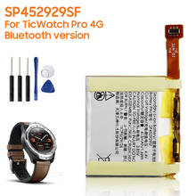 Bateria de substituição original sp4529sf para ticwatch pro 4g, versão bluetooth, bateria de relógio autêntica 415mah 2024 - compre barato