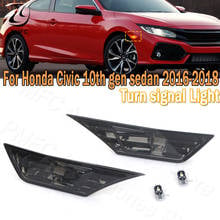 PMFC Turn Signal-Lights Side-Marker-Lamp Smoked-Lens Left Right For Honda Civic 10th Gen Sedan/Coupe/Hatchback 2016 2017 2018 2024 - buy cheap