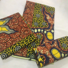 2022 Wholesale Price African ankara Veritable Wax New Soft Prints 100% Cotton 6 Yards/lot Real high quality wax Fabric 2024 - buy cheap