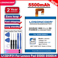 LOSONCOER-batería L13D1P31 de 5500mAh para Lenovo Pad, A3500, S5000-H, S5000 Tab 2, A7-30, A7, A7-10F, buena calidad 2024 - compra barato