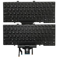 Новая клавиатура для ноутбука DELL Latitude 5400 5401 US, клавиатура без указания точки, без рамки, без подсветки 2024 - купить недорого
