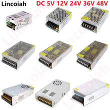 Switching Power Supply DC 5V 12V 24V 36V 48V 60W 360W 600W Light Transformer AC 100-240V Source Adapter SMPS For LED Strips CCTV 2024 - купить недорого