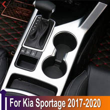 Adesivo de guarnição para painel de autos, acessório automotivo fosco para kia sportage 2017 2018 2024 - compre barato