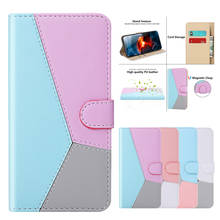 Cute Splicing Flip Wallet Leather Case for Xiaomi Redmi 10 Note 11S 11 8 9 10 Pro 8T  9T K30 8A Coque Card Holder Bracket Cover 2024 - buy cheap