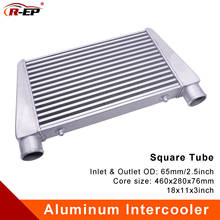 R-EP Aluminum Intercooler Universal 460X280X76mm Inter Cooler Inlet 65mm 2.5inch Outlet Cold Air Intake for Turbo Radiador 2024 - buy cheap