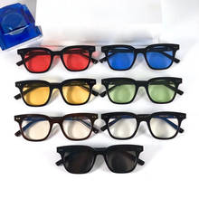 Солнцезащитные очки унисекс, роскошные брендовые поляризационные дорожные солнечные очки в ацетатной оправе, с заклепками, в оригинальной коробке, в стиле ретро 2024 - купить недорого