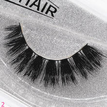 1 Pairs Makeup Eyelashes 3D Mink Lashes Fluffy Soft Wispy Natural Cross Eyelash Extension Reusable Lashes Mink False Eyelashes 2024 - buy cheap