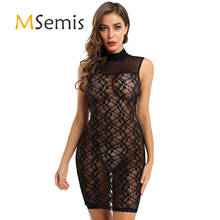 Womens Ladies Bodycon Mini Dresses See-through Floral Lace Sexy Clubwear Hollow Out Backless Dress Cocktail Party Costumes 2024 - buy cheap