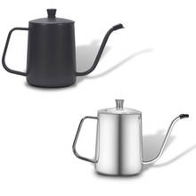250ml Mini Stainless Steel Teapot Drip Thicker Coffee Maker Pot with Cover Long Spout Kettle Cup Home Kitchen Tea Tool Storage 2024 - buy cheap