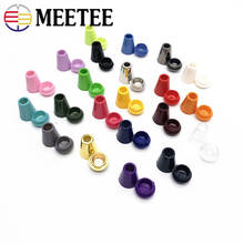 Meetee 50pcs Plastic Rope Stopper buckles Cord End for Hat Clothing Pants Waist Belt Drawstring Rope Buckles DIY Accessories 2024 - buy cheap