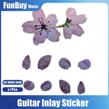 Guitar Body Inlay Sticker for Acoustic Electric Guitar Ukulele Bass Guitar Decal for Guitar Pickguard Blossom 2024 - buy cheap