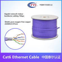 Сетевой кабель RJ45 Ethernet CAT 6, 20–100 м, экранированный кабель, для подключения Интернет 2024 - купить недорого