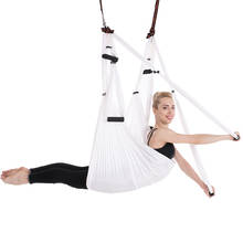 Hamaca de Yoga aérea antigravedad, dispositivo de inversión para ejercicios de modelado corporal, 6 asas, cinturón colgante 2024 - compra barato