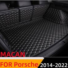 Sinjayer-alfombrilla impermeable para maletero de coche, forro de carga lateral alto, muy cubierta, para Porsche Macan 2014 15-2018 2024 - compra barato