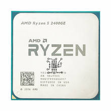 AMD Ryzen 5 2400GE R5 2400GE 3.2 GHz Quad-Core Eight-Thread 35W CPU Processor YD2400C6M4MFB Socket AM4 2024 - buy cheap