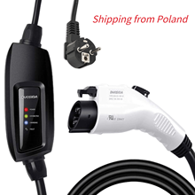 Duosida Electric Vehicle Car Battery Charger Type 1 Smart EVSE 16a EV Charging Station J1772 Plug for Nissan Leaf Kia Niro Ford 2024 - buy cheap