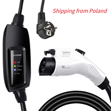 Duosida Electric Vehicle Car Battery Charger Type 1 Smart EVSE 16a EV Charging Station J1772 Plug for Nissan Leaf Kia Niro Ford 2024 - купить недорого