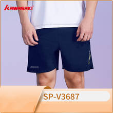 Kawasaki для мужчин для бадминтона шорты для настольного тенниса Длинные брюки тренировочные брюки черные шорты спортивные шорты из полиэстера для мужчин SP-R3664 2024 - купить недорого