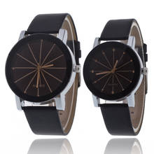 Женские и мужские часы, кварцевые часы с кожаным ремешком, 2019 2024 - купить недорого