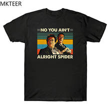 Goodfles-Camiseta de algodón para hombre, Vintage de camisa negra con estampado "No You Ain't along", camiseta fresca de manga corta para verano 2024 - compra barato