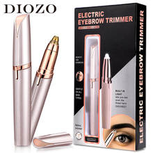 DIOZO Electric Eyebrow Trimmer Painless Eye Brow Epilator Mini Facial Razor Shaper Portable Hair Remover Body Shaver for Women 2024 - buy cheap