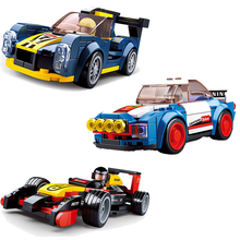Speed Champions-Kit de bloques de construcción F1 para niños, pegatinas de modelo clásico de deportes todoterreno, juguetes de bloques de construcción, regalo para niños, coche de carreras de Fórmula 2024 - compra barato