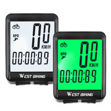 WEST BIKING Bicycle Computer Wireless Wired Cycling Computer Bicycle Speedometer LED Digital Rate Road MTB Bike Stopwatch 2024 - buy cheap