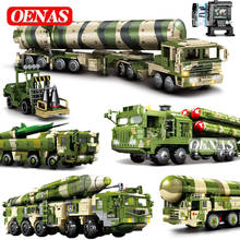 SEMBO-Camión Militar de defensa aérea para niños, modelo grande de bloques de construcción, DF21 HQ9, China 2024 - compra barato
