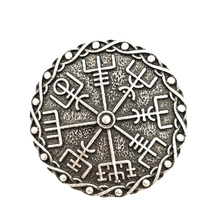 Vintage Vegvisir Compass Norse Symbol Viking Brooch For Men Suit Pins And Brooches Women Accessories 2024 - buy cheap