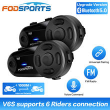 Мотоциклетные Bluetooth-наушники FreedConn TCOM-OS, водонепроницаемая гарнитура для шлема с функцией шумоподавления, 2 шт. 2024 - купить недорого