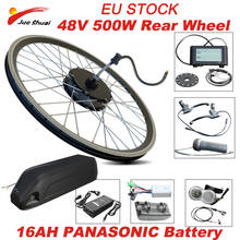 Electric Bike Conversion Kit 500W Motor Wheel 48V 16AH Lithium Battery Ebike Kit 26inch 700C Front/Rear Hub Motor e-Bike Engine 2024 - buy cheap