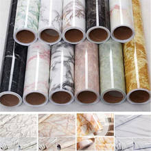 7 Colors Self Adhesive Marble Wallpaper Peel And Stick Waterproof Bathroom Kitchen Cabinets Desktop Stickers Home Decor Film 2024 - buy cheap