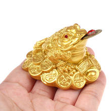 1 шт. 5,5*4,8*3,8 см Чистая медь счастливое золото Jin Chan домашний офис фэн-шуй украшения ручной работы 2024 - купить недорого