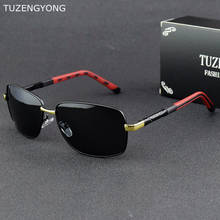 Hot Brand Polarized Sunglasses Men Fashion Aluminum Magnesium Sun Glasses With Accessories Unisex driving goggles oculos de sol 2024 - buy cheap
