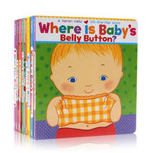 Where Is Baby's Belly Button 8 Books By Karen Katz English Original Picture Book  0-5 Baby Parent-Child Interactive Picture Book 2024 - buy cheap