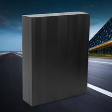 Caixa de junção elétrica alumínio projeto boxmatte preto gabinete caso diy embalagem de produto eletrônico 50x178x220mm 2024 - compre barato