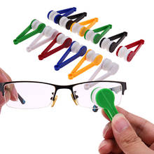 1PC Mini Two-side Glasses Brush Microfiber Spectacles Cleaner Glasses Cleaning Rub Cleaner Eyeglass Cleaner Brush Screen random 2024 - buy cheap