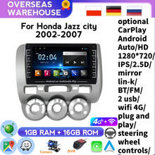 For HONDA JAZZ City 2002 -2007 IPS 2 Din Android Car Radio Multimedia Video Player BT Support Multiple Languages/Russian/USB 2024 - buy cheap