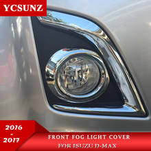 ABS Front Fog Lamp Cover For Isuzu D-max camioneta dmax d-max accesorios 2016 2017 car exterior parts YCSUNZ 2024 - buy cheap