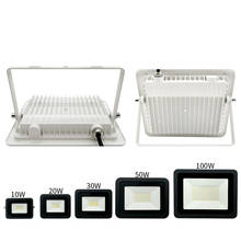 LED Floodlight 10W 20W 30W 50W 100W Flood Light 220V Waterproof IP68 Outdoor Wall Garden Spotlight Reflector Foco Lamp 2024 - buy cheap