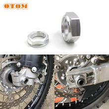 OTOM Bicycle Hub Nut Fixed Gear Front Rear Axle Screws Anti-skid Nuts Covers Cap For YAMAHA YZF KAWASAKI KXF SUZUKI RMZ 250 450 2024 - buy cheap
