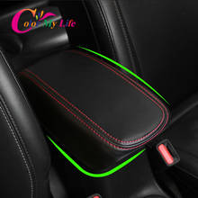 Color My Life Leather Center Console Seat Armrest Box Protection Pad Molding Cover for Jeep Compass 2th 2017 - 2020 Accessories 2024 - buy cheap