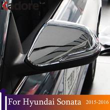 For Hyundai Sonata 2015 2016 ABS Chromed Side Door Rearview Mirror Cover Trims Car Exterior Accessories Car Stying 2024 - buy cheap