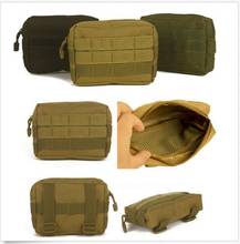1 шт., тактическая поясная сумка, походная, для бега, карманный, военная, EDC сумка, инструмент, ткань Оксфорд, на молнии, поясная сумка, снаряжение для кемпинга 2024 - купить недорого