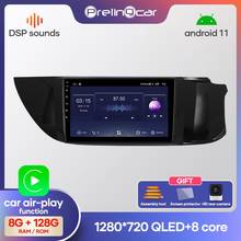 Prelingcar android 10.0 nenhum dvd 2 din rádio do carro reprodutor de vídeo multimídia navegação gps para suzuki alto k10 2015 octa-core 4g 64g 2024 - compre barato