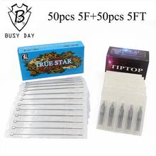 (5F+5FT) 50pcs True star tattoo needles & 50pcs TIP TOP tattoo tips for tattoo machine gun tattoo supplies free shipping 2024 - buy cheap