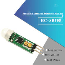 HC-SR505 мини инфракрасный PIR датчик движения точный инфракрасный детектор модуль для arduino 2024 - купить недорого