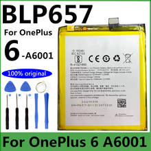 Batería BLP657 de 3300mAh para teléfono móvil, Original, para OnePlus 6, OnePlus Six 1 + One Plus 6 2024 - compra barato